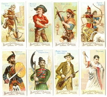 1887 N3 Allen & Ginter "Arms of All Nations" Skinned Near Set (48/50) 